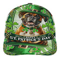 Saint Patrick's Day Boxer Dog Baseball Cap Hat