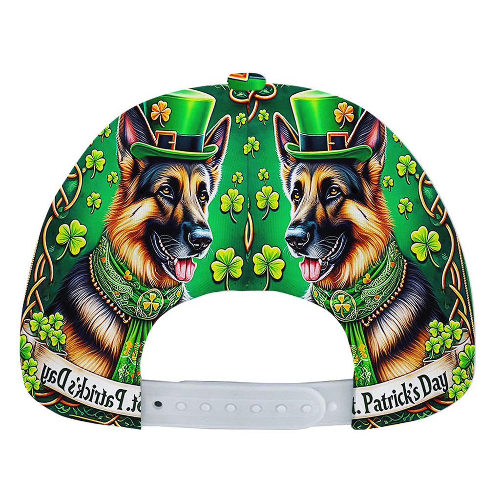 Saint Patrick's Day German Shepherd Dog Baseball Cap Hat