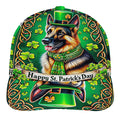Saint Patrick's Day German Shepherd Dog Baseball Cap Hat