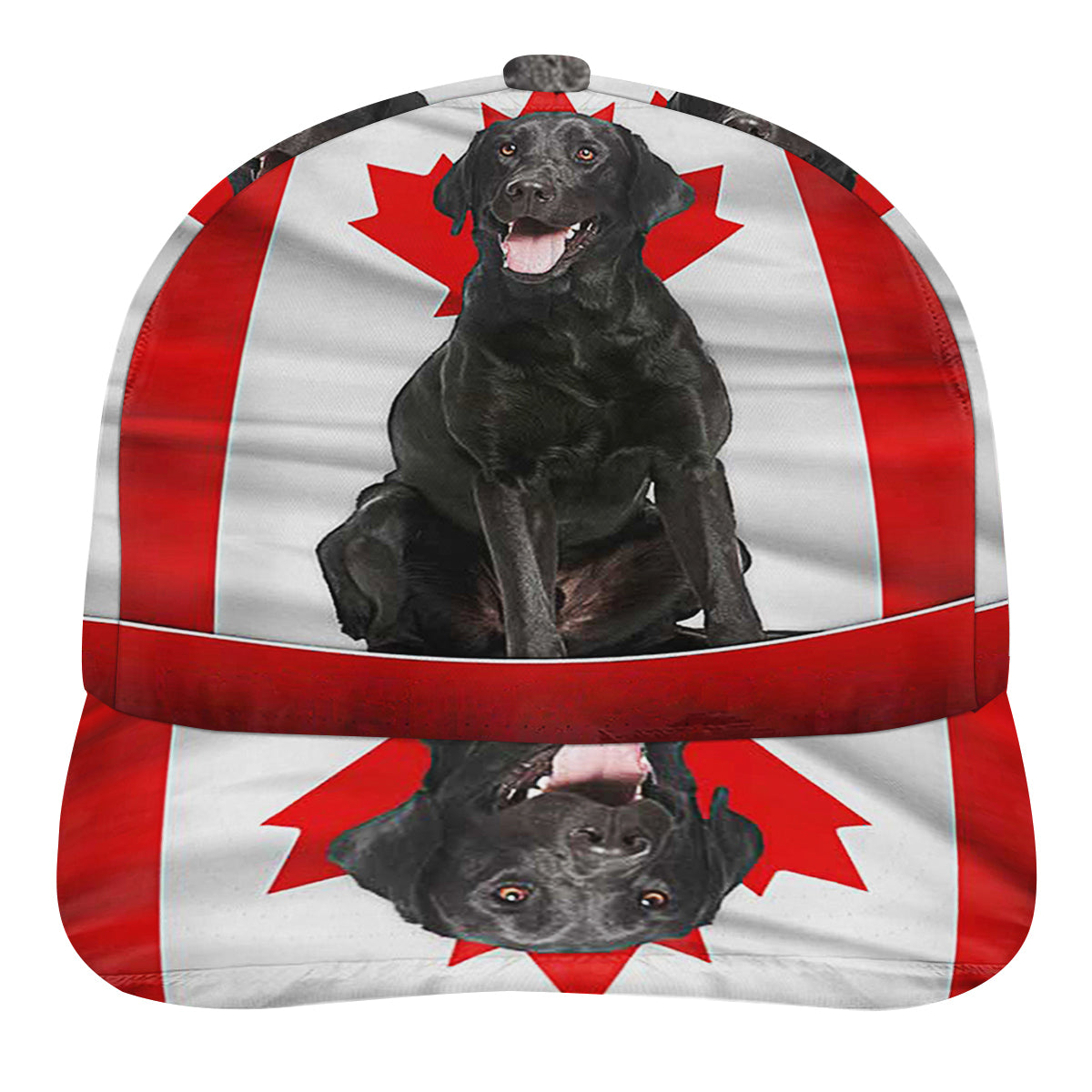 Black Labrador Retriever Dog Canadian Baseball Cap Hat