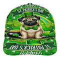 Pug Dog Happy St Patrick's Day Baseball Cap Hat