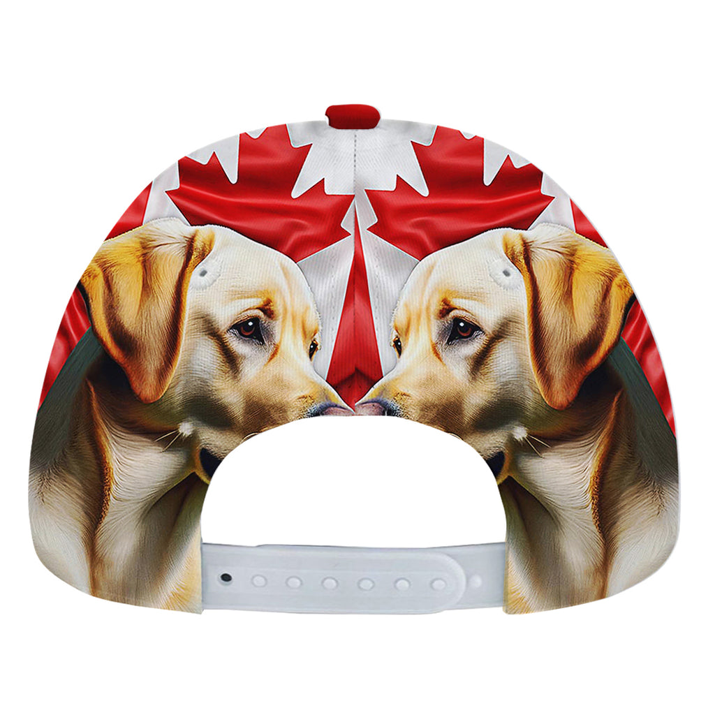 Yellow Labrador Dog Canadian Baseball Cap Hat
