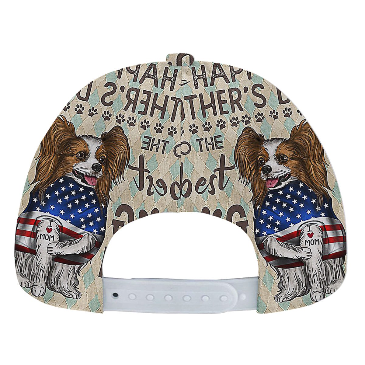 Papillon Happy Mother's Day To The BeStDog Mom Baseball Cap Hat