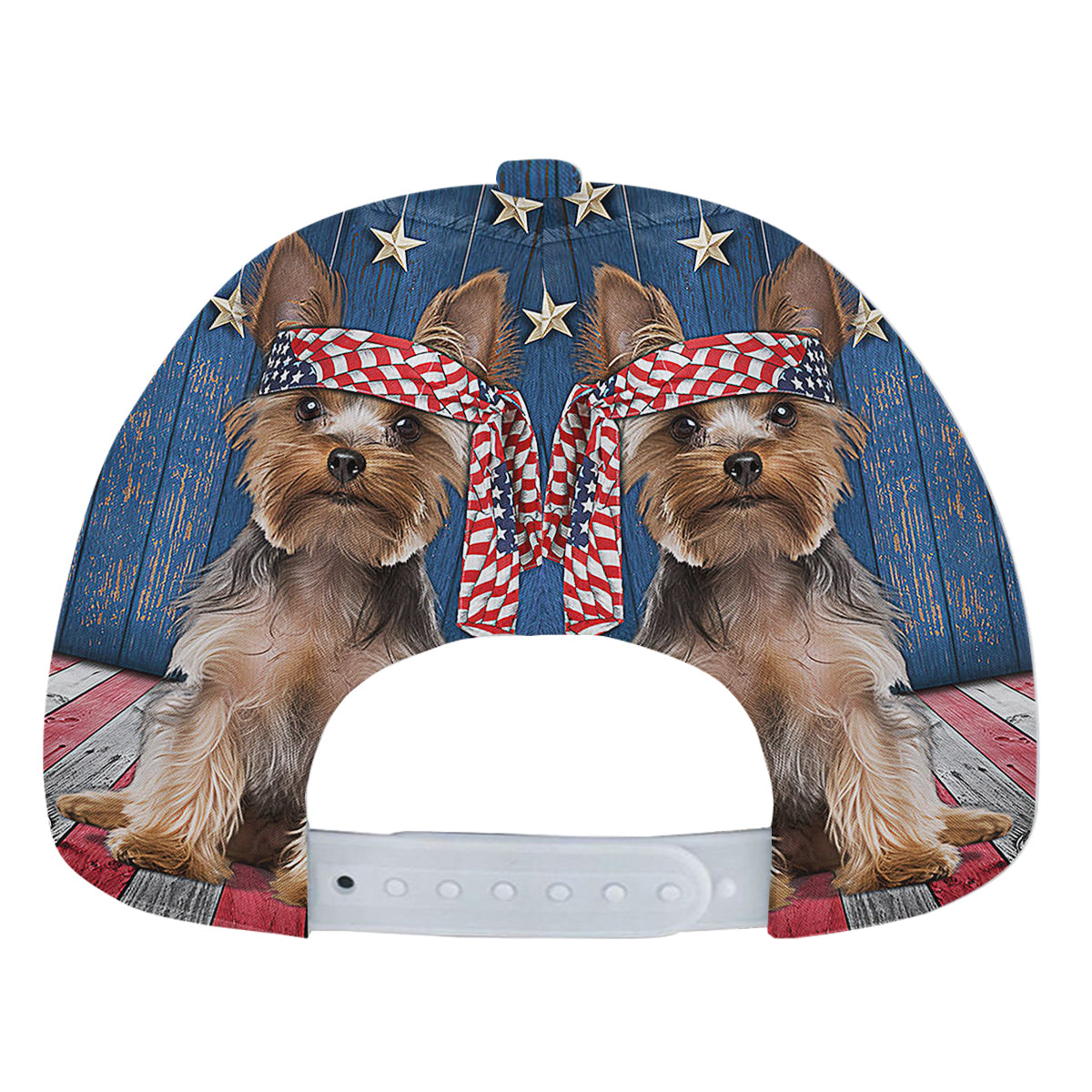 Yorkshire Terrier Dog Patriot Baseball Cap Hat