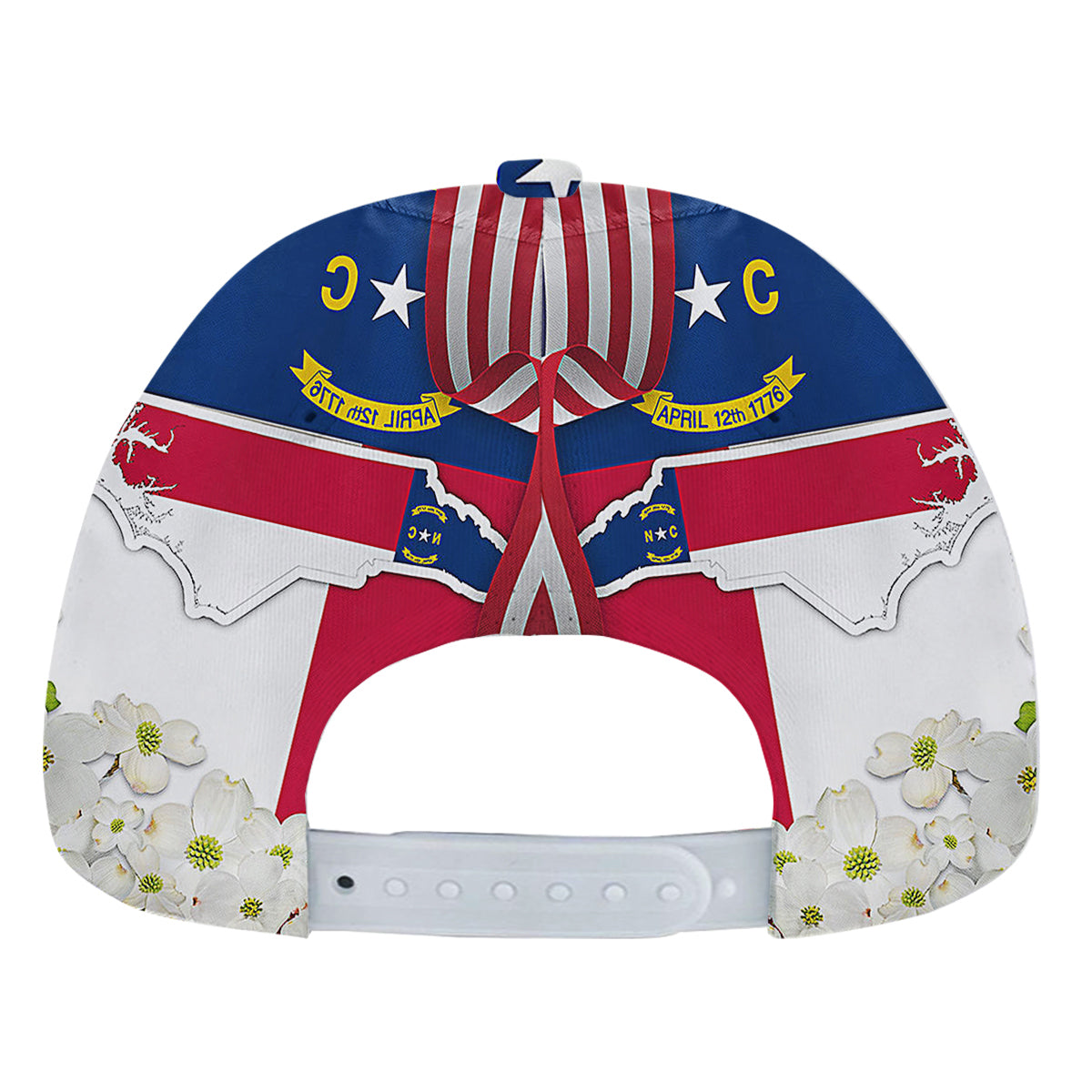 North Carolina Dogwood Flower Baseball Cap Hat