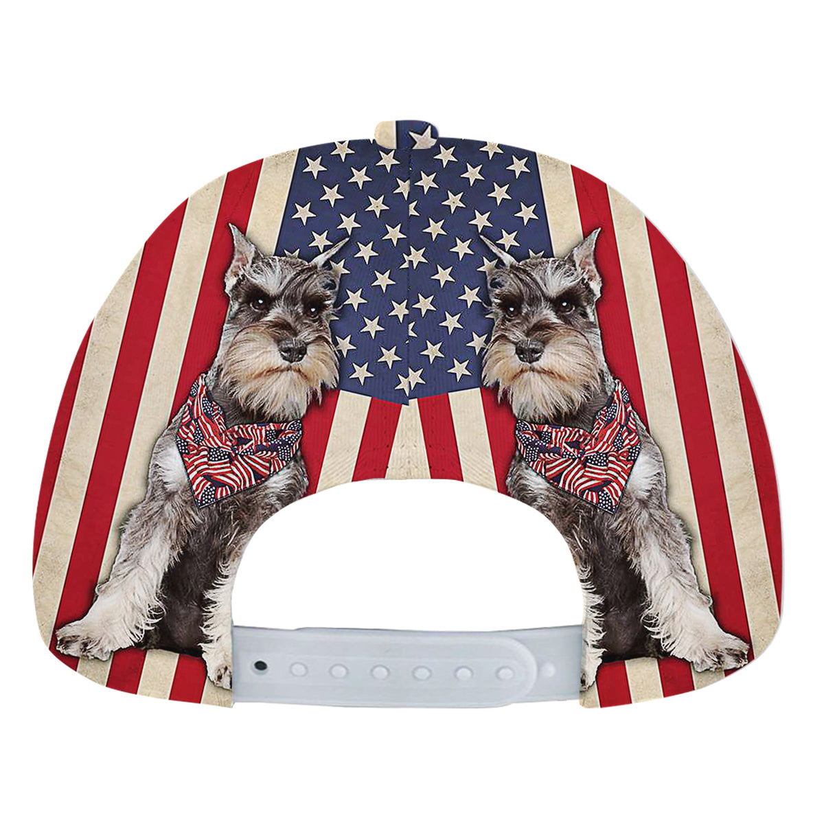 Pretty Schnauzers Printed Schnauzer Dog Baseball Cap Hat