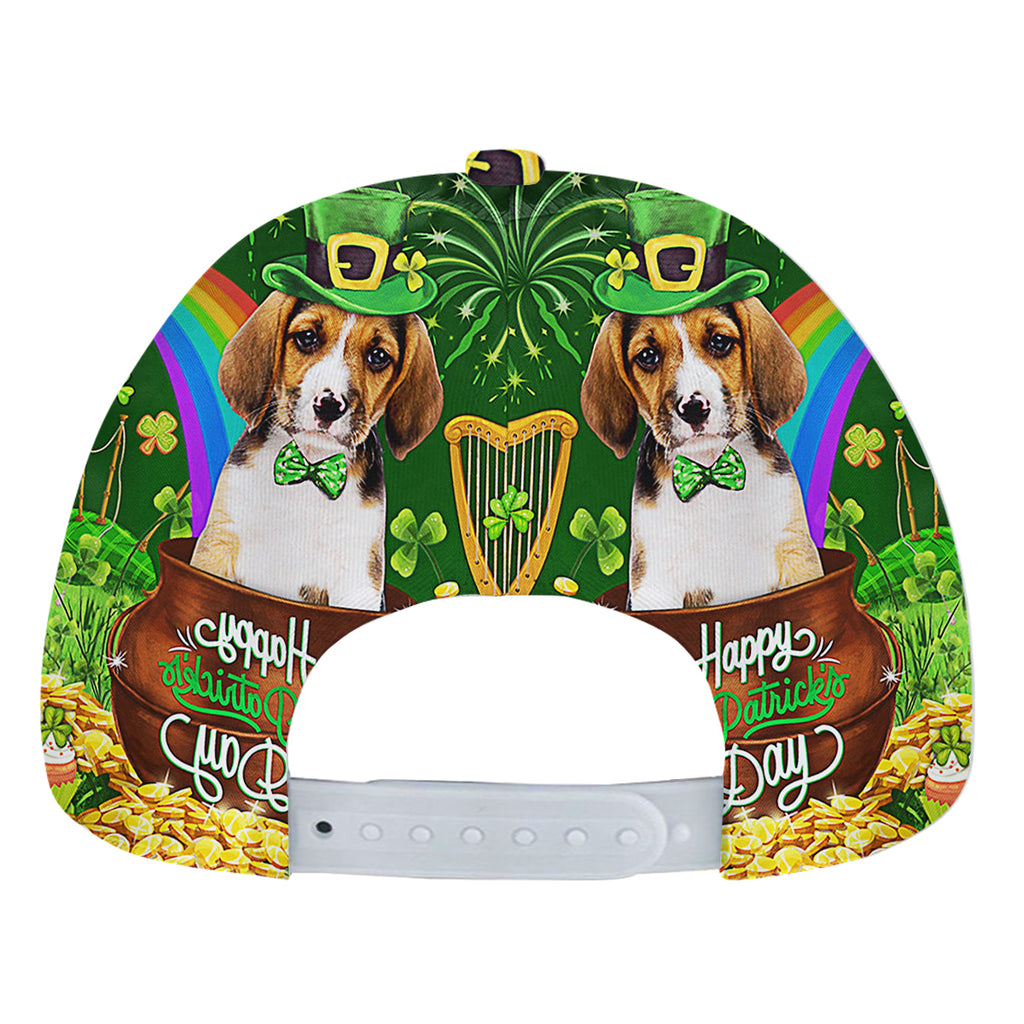 Basset Hound Dog Happy Patrick's Day Baseball Cap Hat