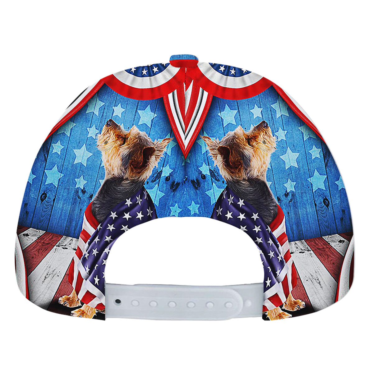 Happy 4th Of July Yorkie Yorkshire Terrier Patriotic Dog American flag Baseball Cap Hat