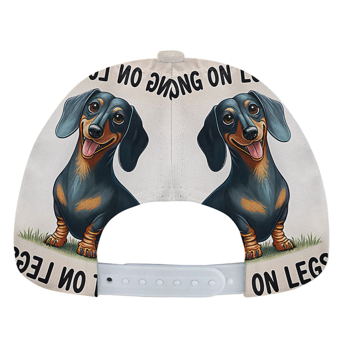 Dachshund Dog Long On Love Short On Legs Baseball Cap Hat