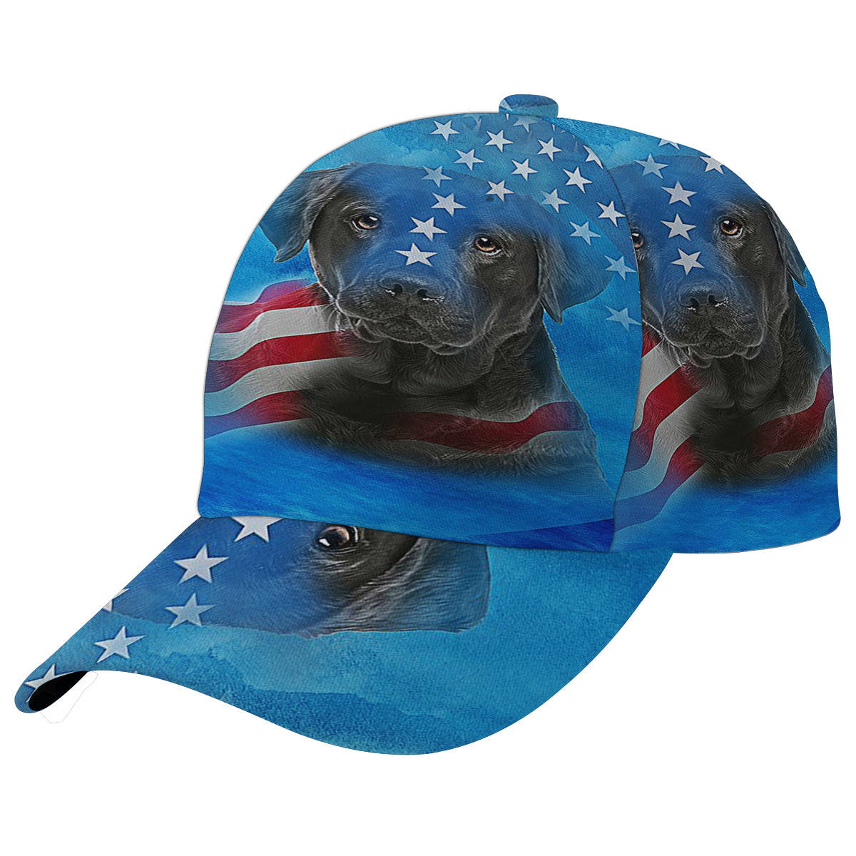 Black Labrador Dog Baseball Cap Hat