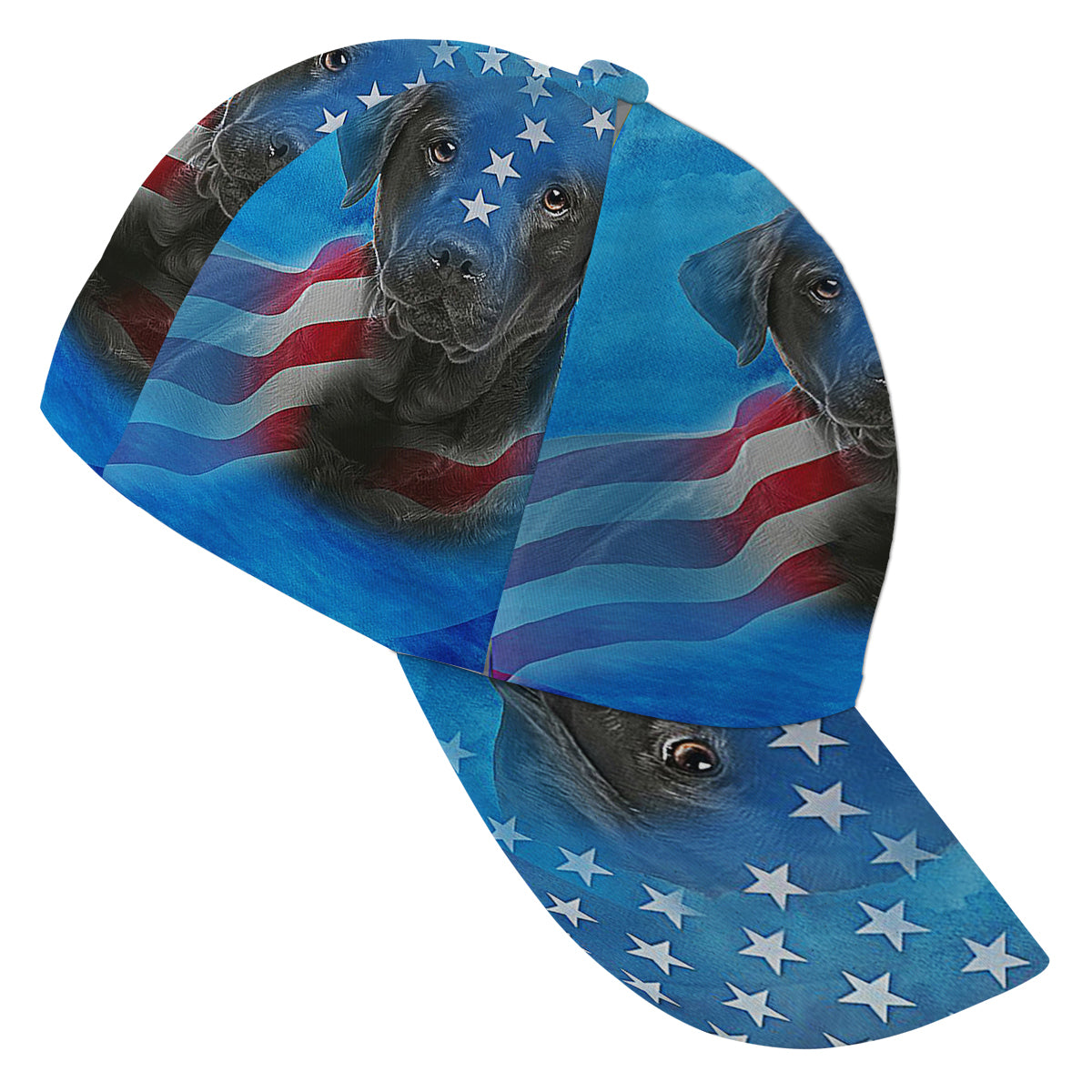 Black Labrador Dog Baseball Cap Hat
