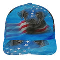 Black Labrador Dog Baseball Cap Hat