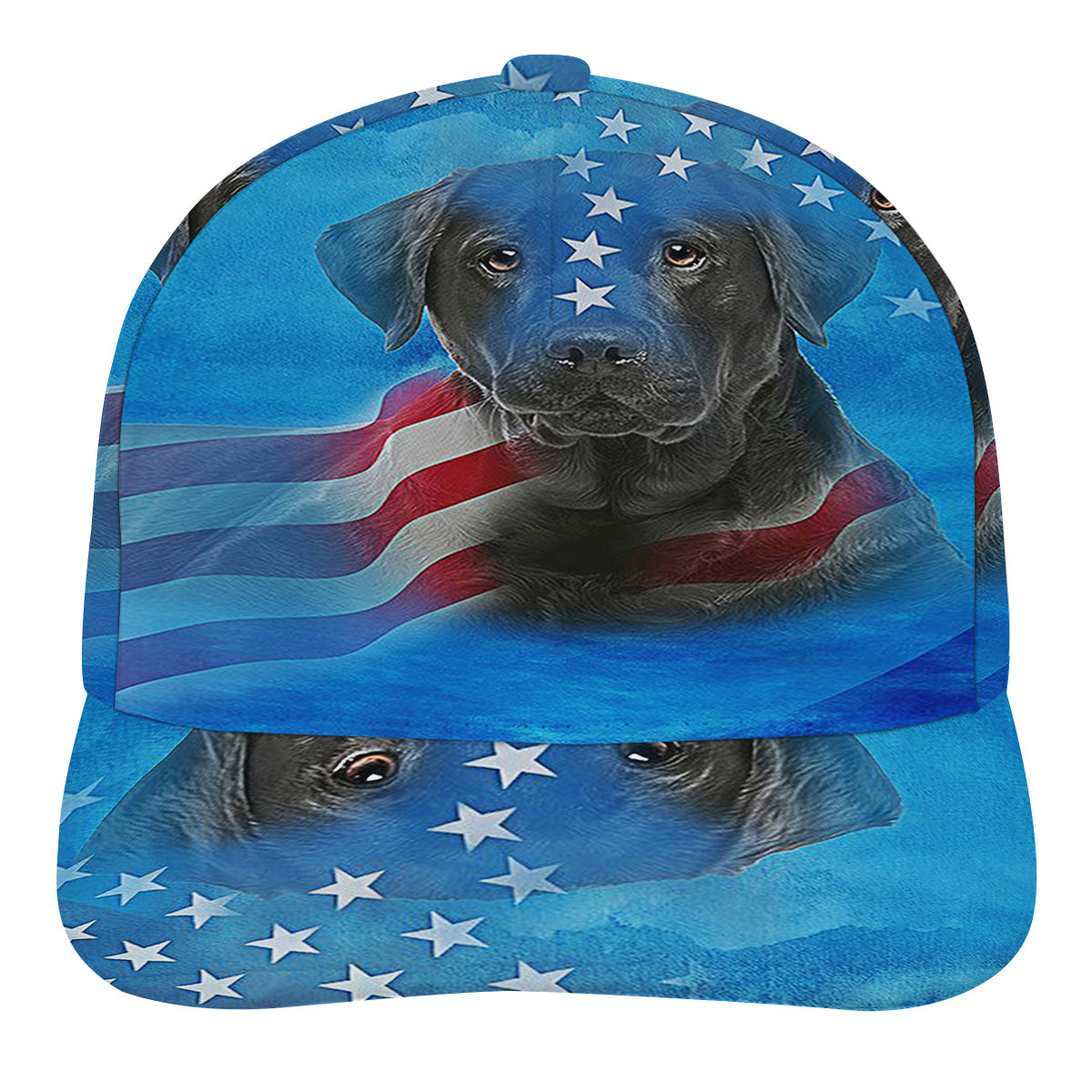 Black Labrador Dog Baseball Cap Hat