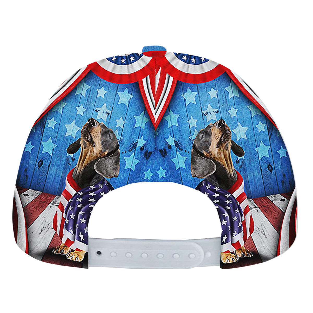 Happy 4th Of July Dachshund Patriotic Dog American flag Baseball Cap Hat