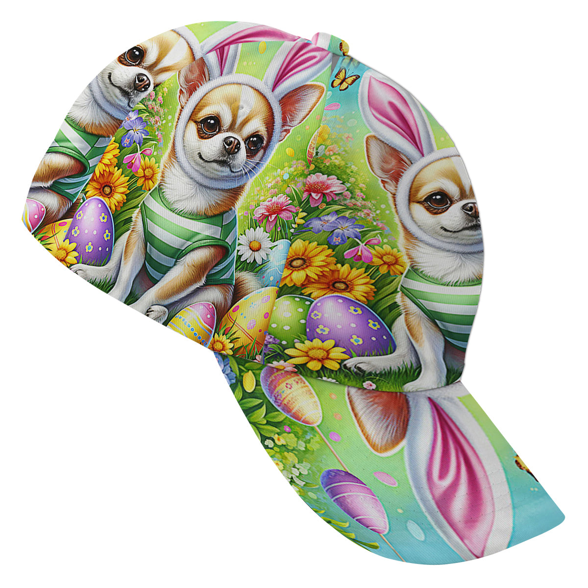 Chihuahua Dog EaStr Day Baseball Cap Hat