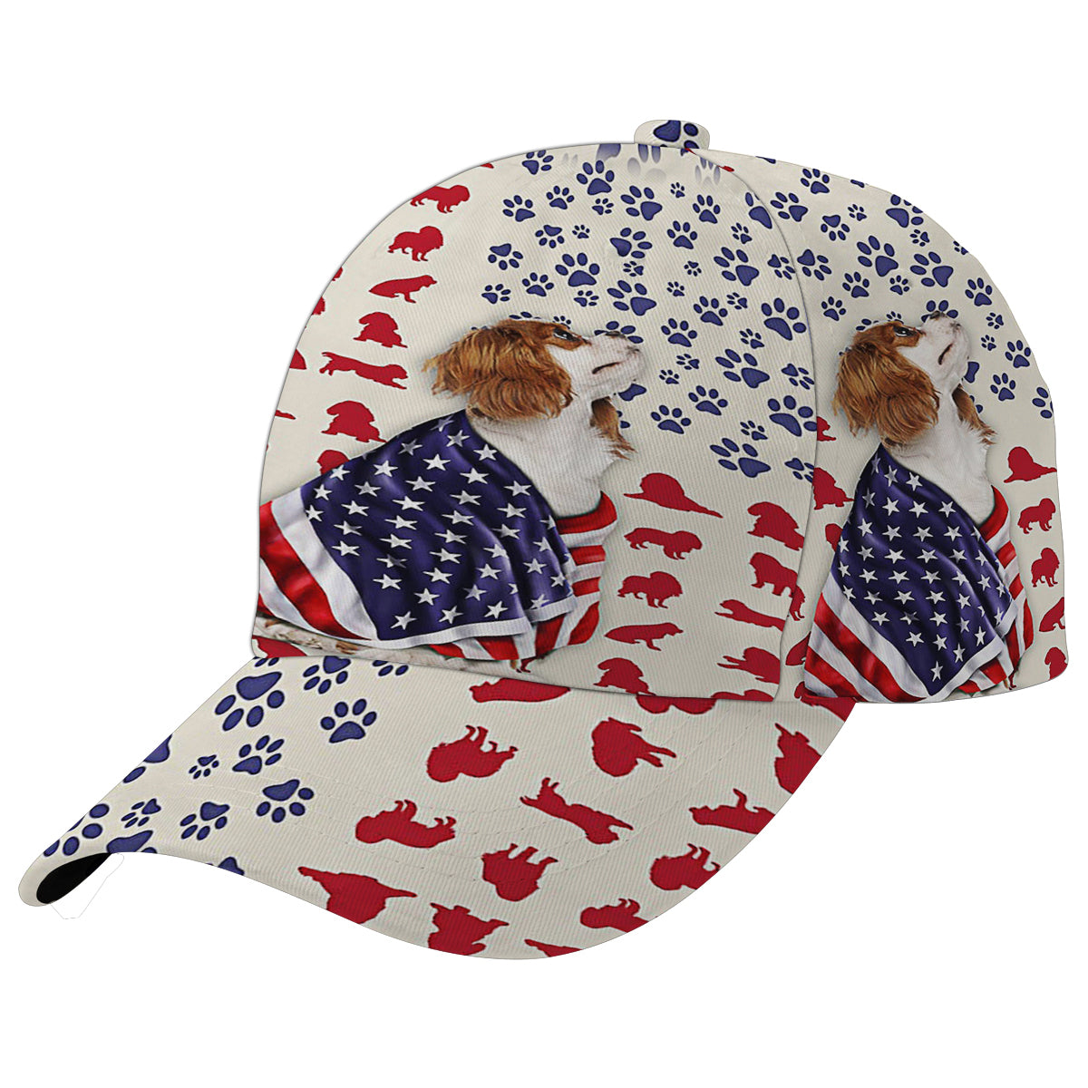 Cavalier King Charles Spaniel Dog Baseball Cap Hat