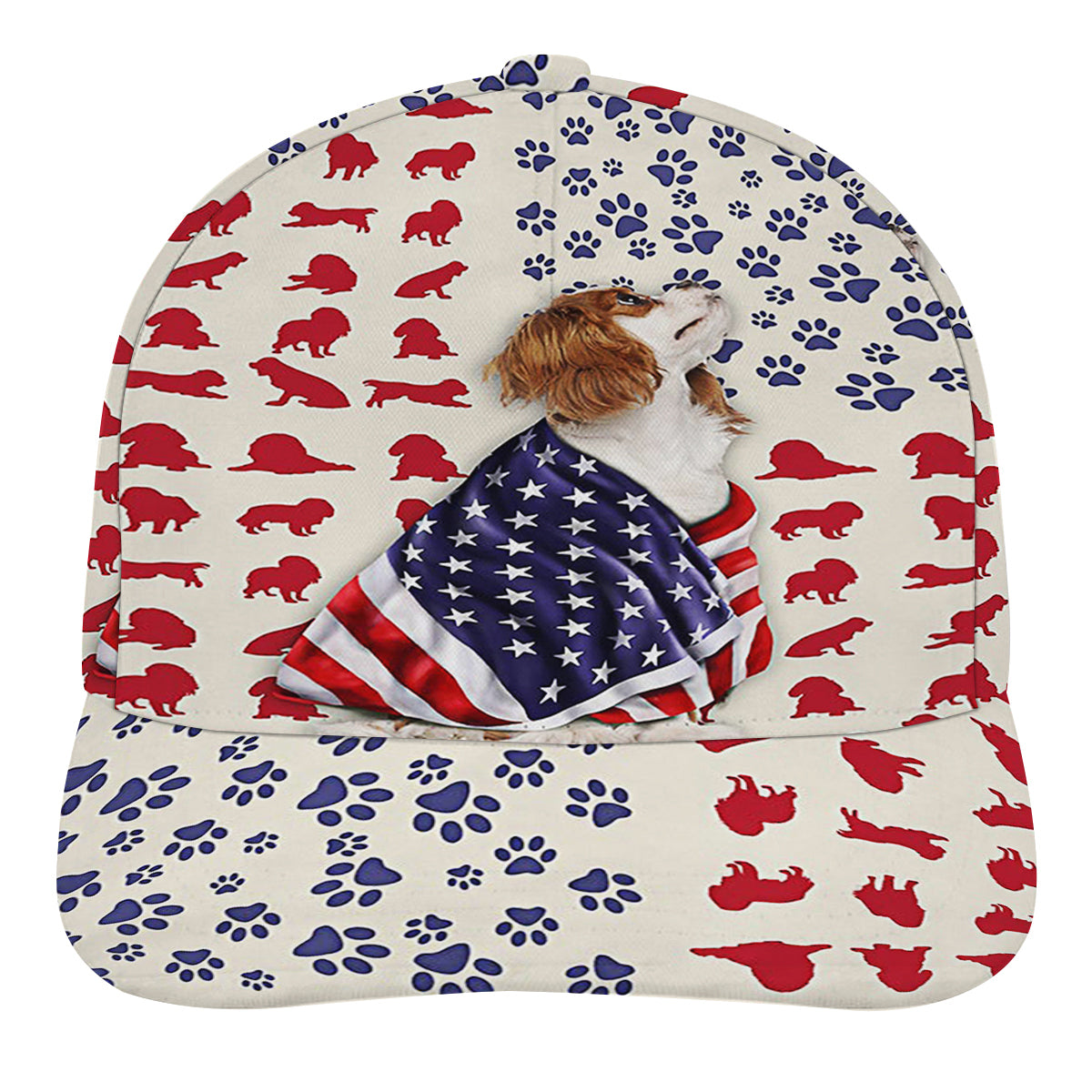 Cavalier King Charles Spaniel Dog Baseball Cap Hat
