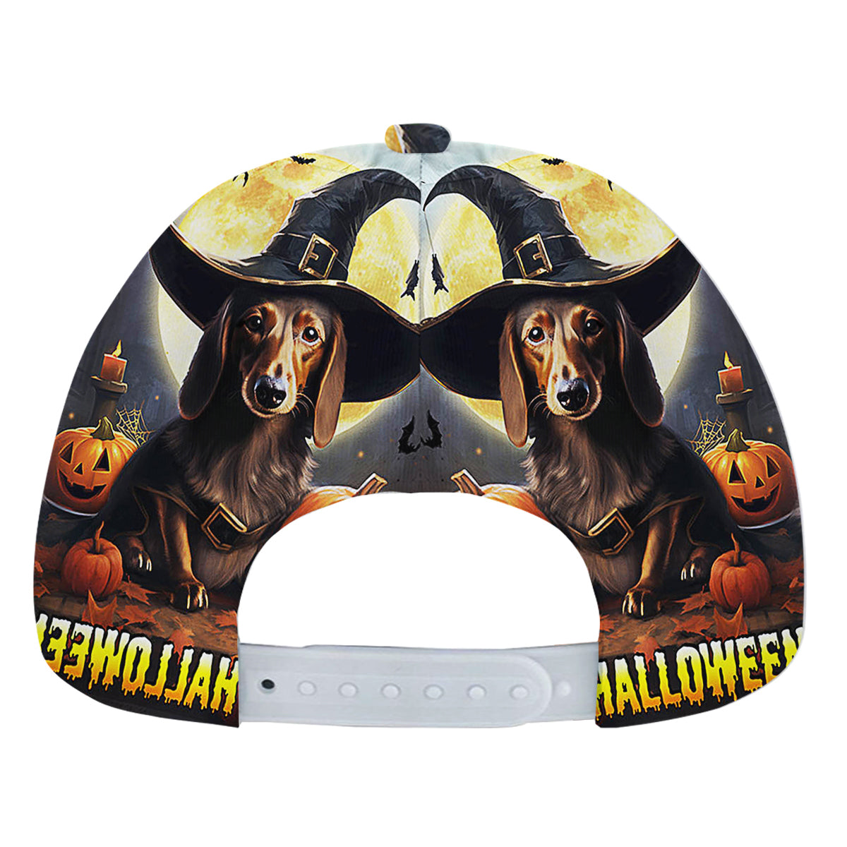 Dachshund Dog Happy Halloween Baseball Cap Hat