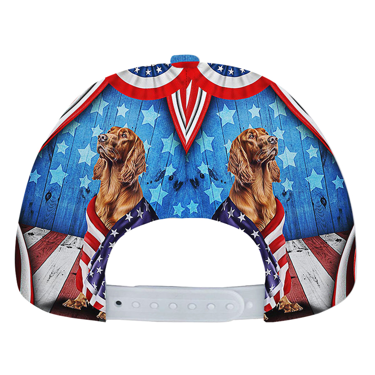 Happy 4th Of July Irish Setter Patriotic Dog American flag Baseball Cap Hat