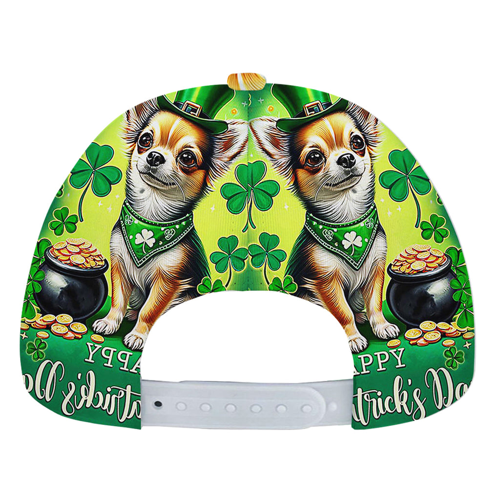 Chihuahua Dog St Patrick's Day Baseball Cap Hat