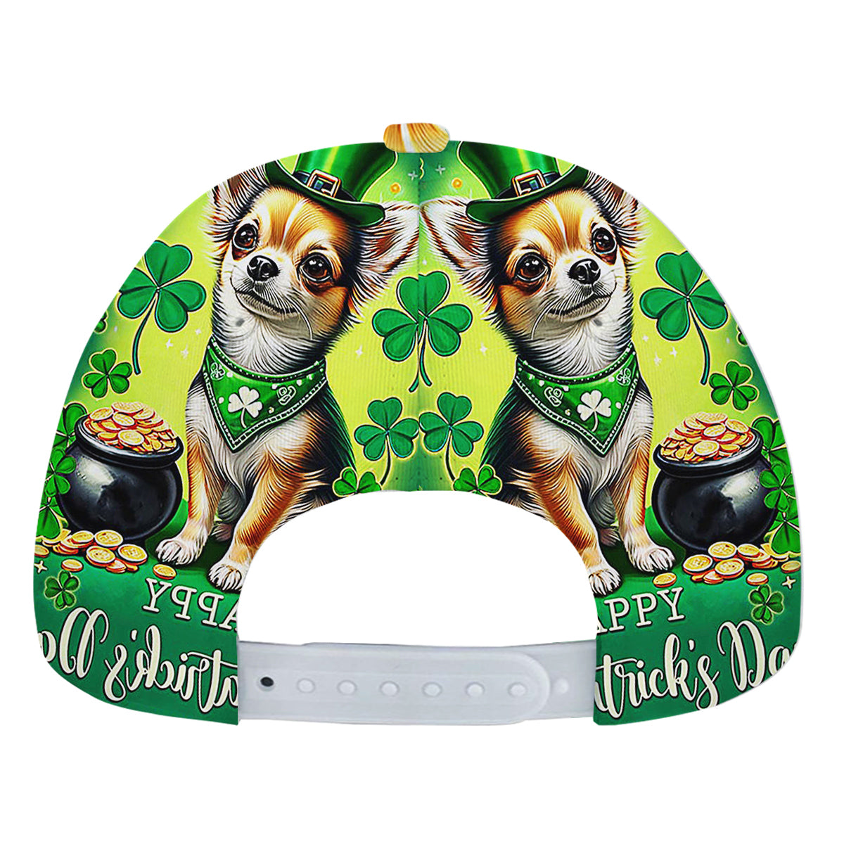 Chihuahua Dog St Patrick's Day Baseball Cap Hat