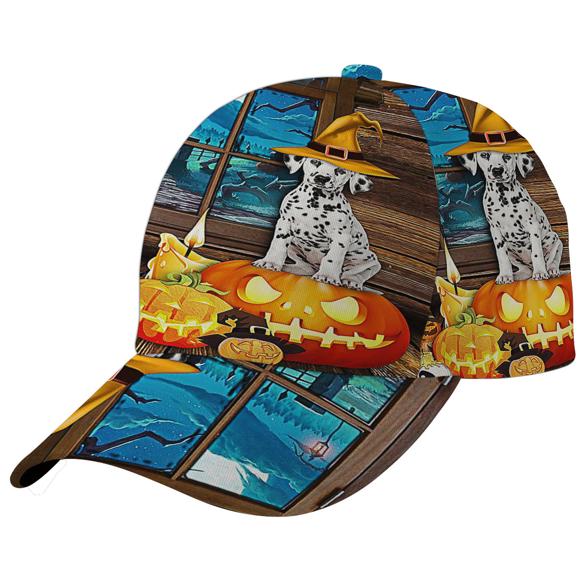 Dalmatian Dog Halloween Baseball Cap Hat