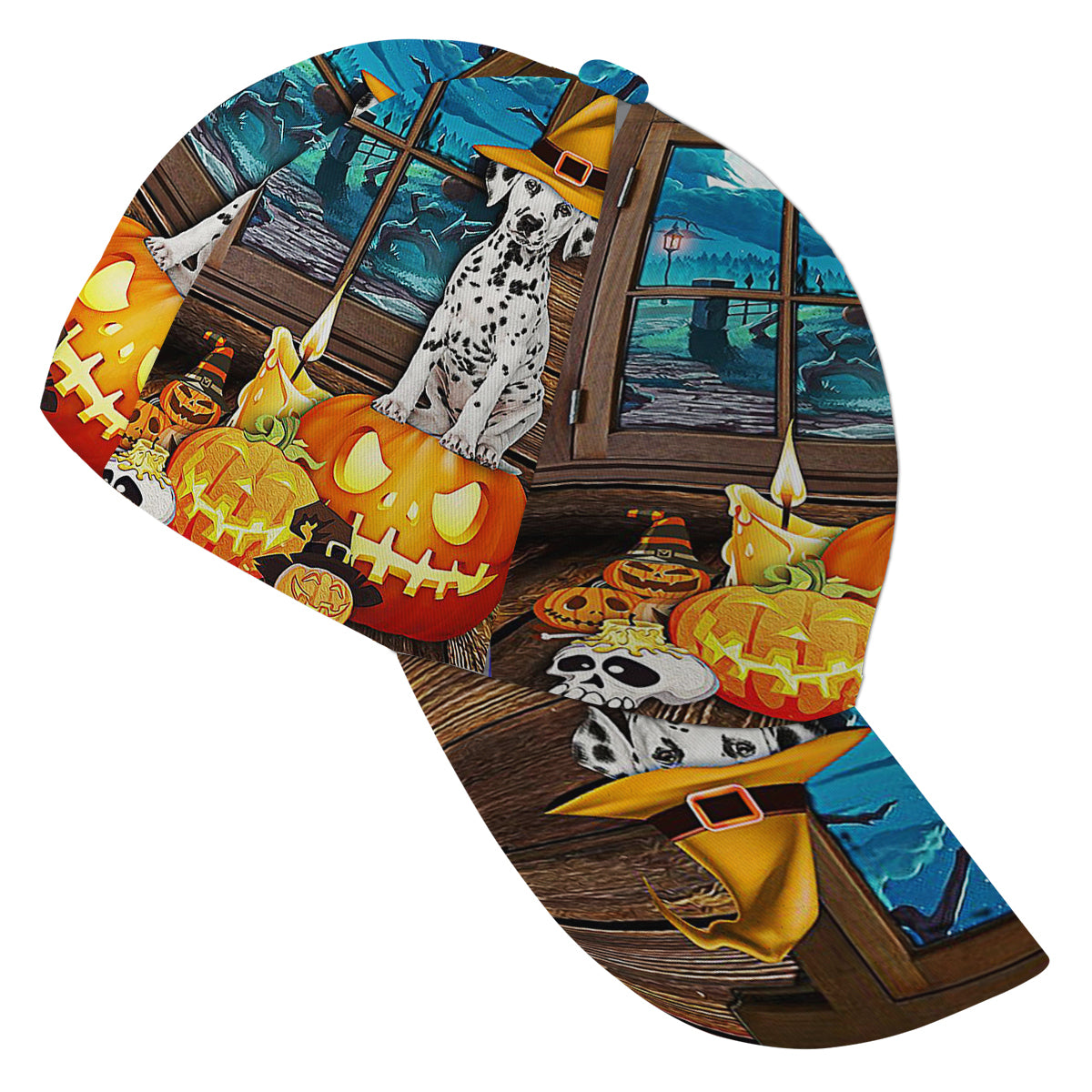 Dalmatian Dog Halloween Baseball Cap Hat