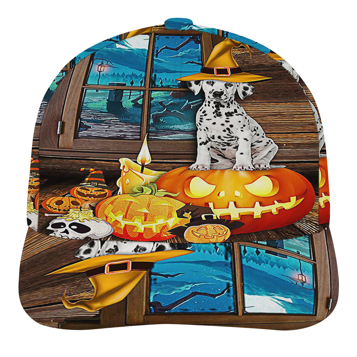 Dalmatian Dog Halloween Baseball Cap Hat