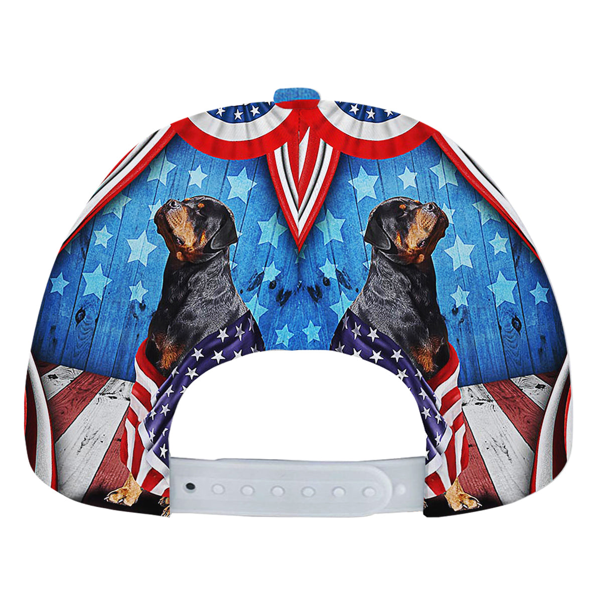 Happy 4th Of July Rottweiler Patriotic Dog American flag Baseball Cap Hat