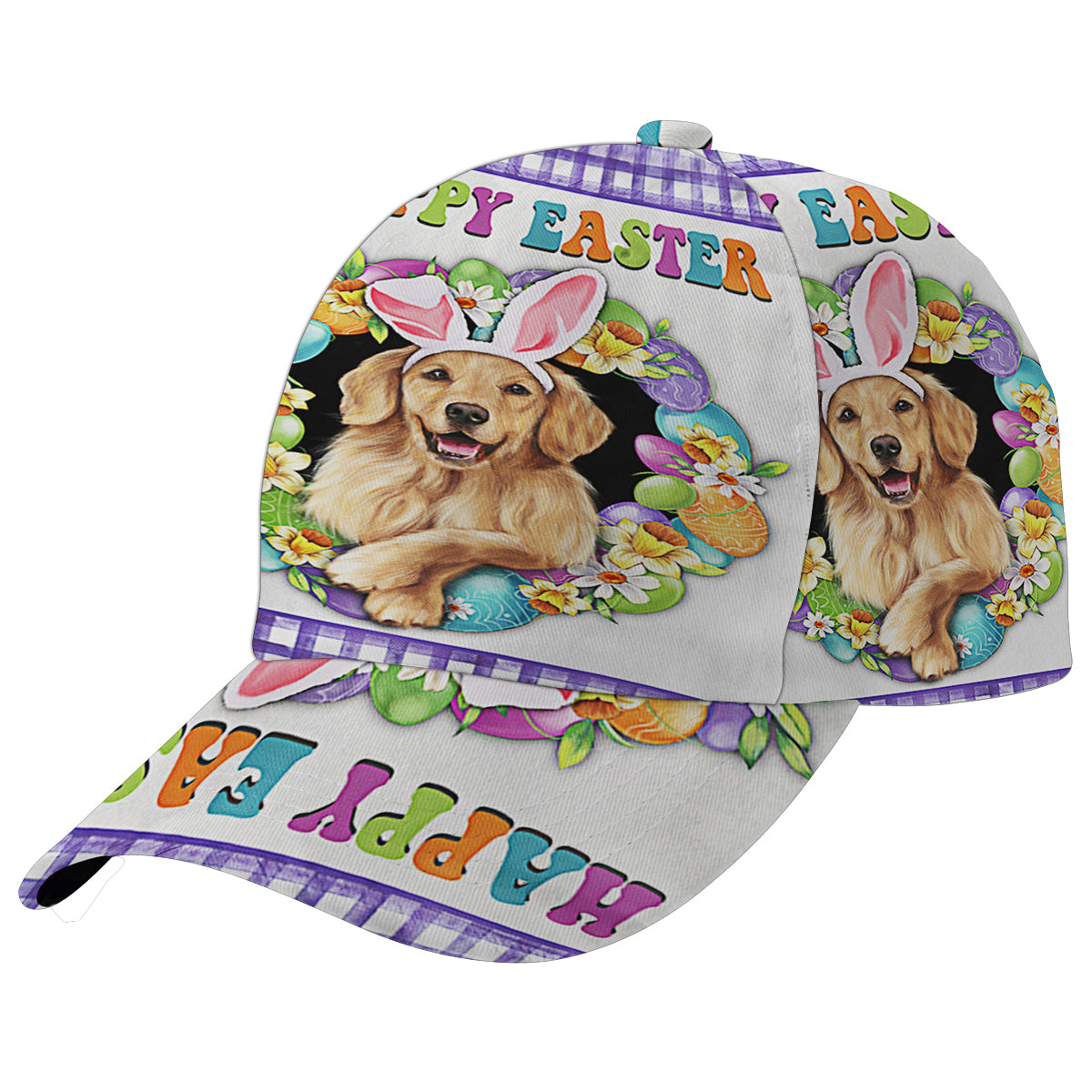 Golden Retriever Dog Happy EaStr Baseball Cap Hat