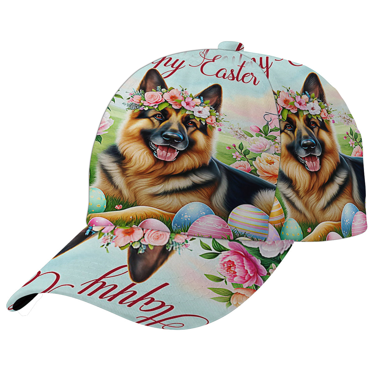 German Shepherd Dog Happy EaStr Baseball Cap Hat