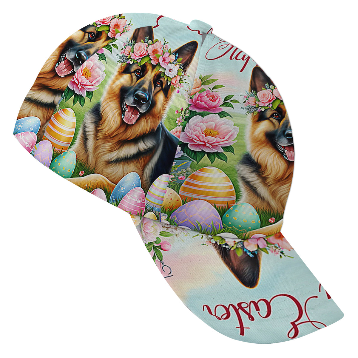 German Shepherd Dog Happy EaStr Baseball Cap Hat