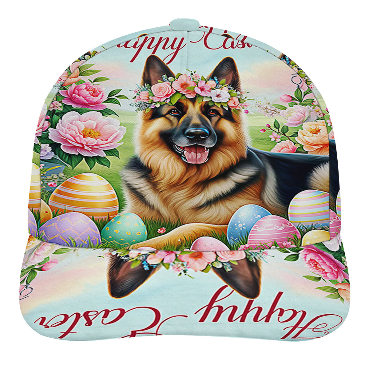 German Shepherd Dog Happy EaStr Baseball Cap Hat
