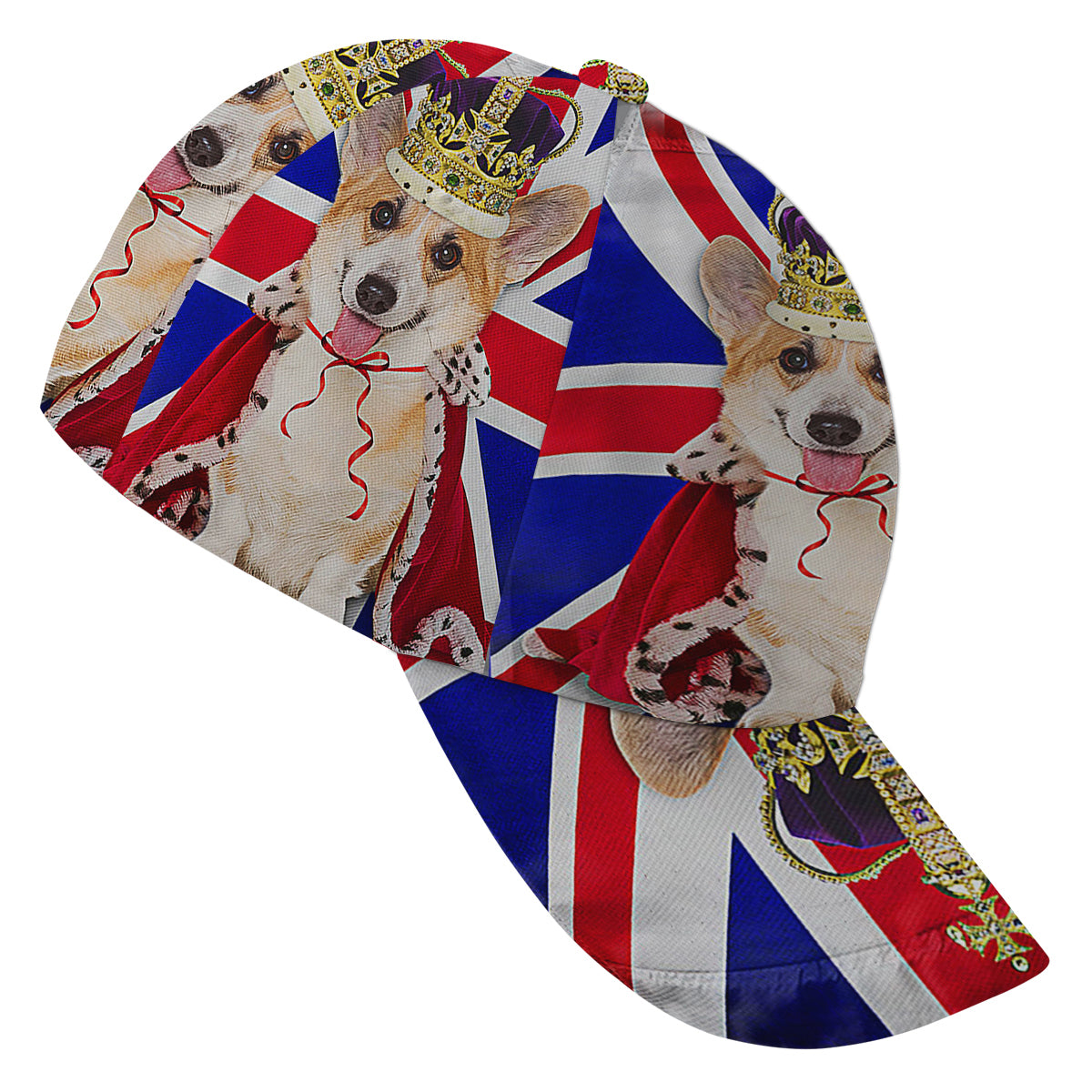 Corgi UK Platinum Jubilee Corgi Dog Pet Lovers Baseball Cap Hat