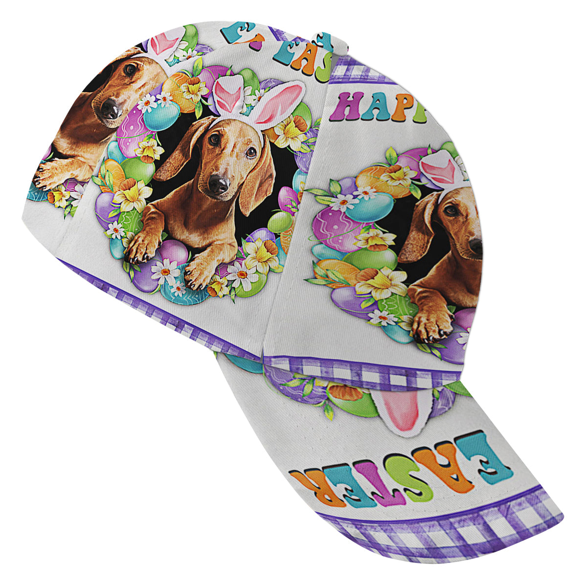 Dachshund Dog Happy EaStr Baseball Cap Hat