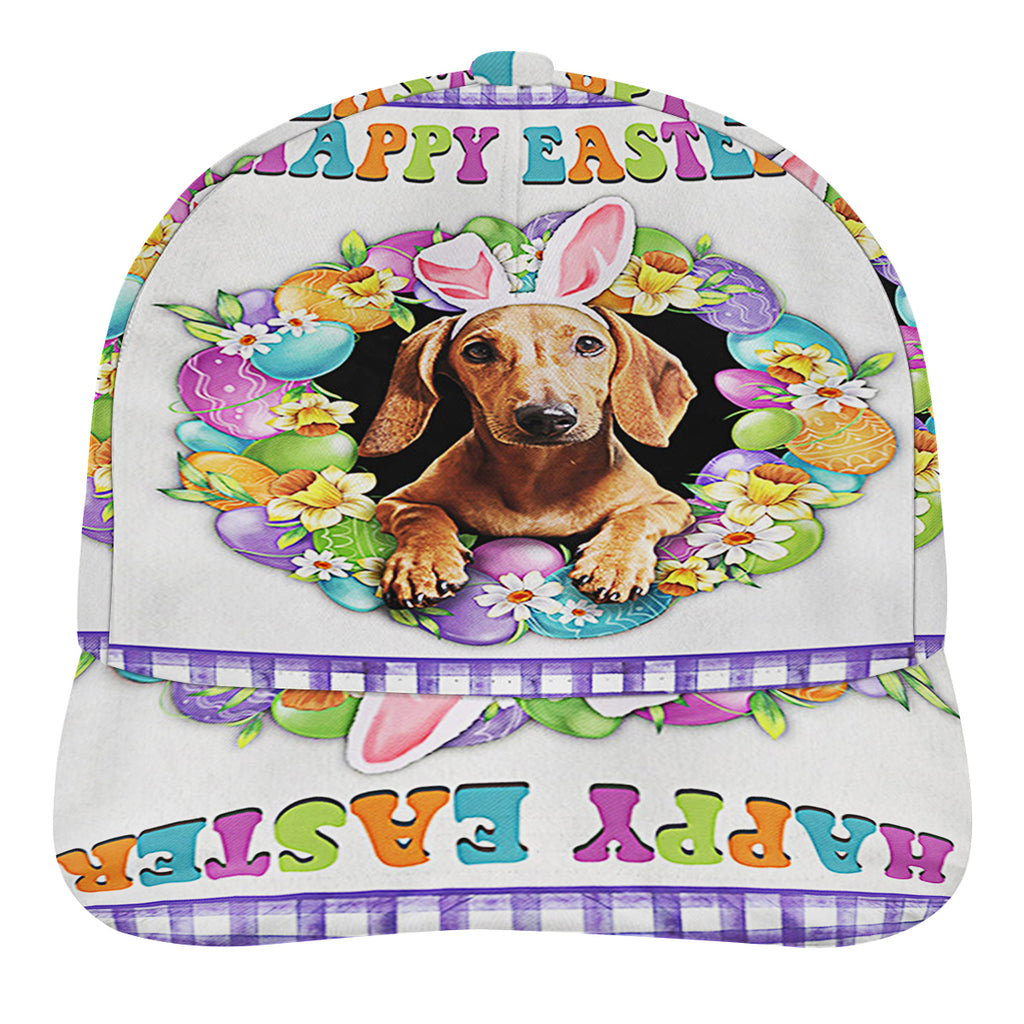 Dachshund Dog Happy EaStr Baseball Cap Hat